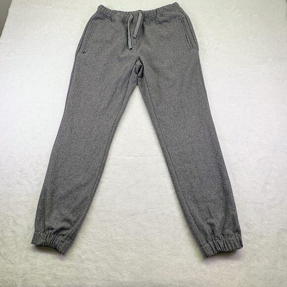 Unyforme Wool Drawstring Jogger Pants Gray Men's Size S (28x28) - Picture 1 of 14